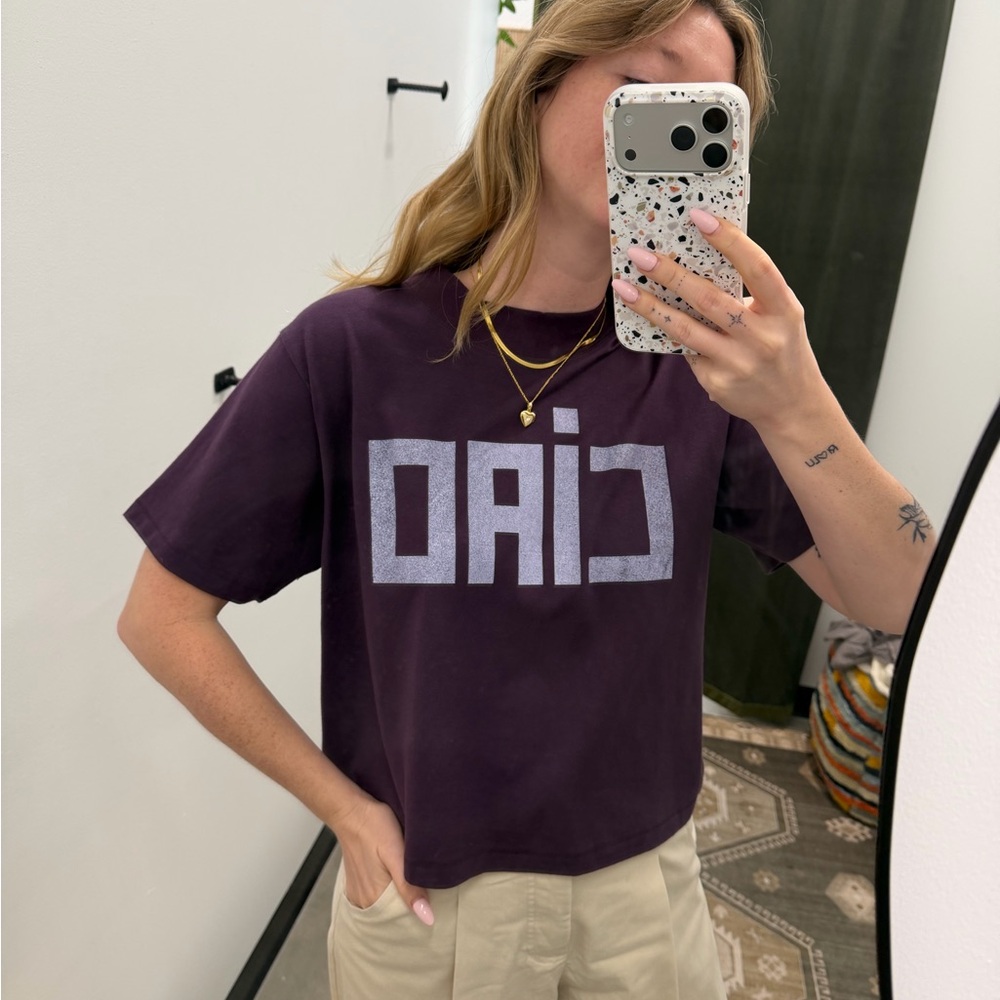 Purple Graphic Ciao T-Shirt